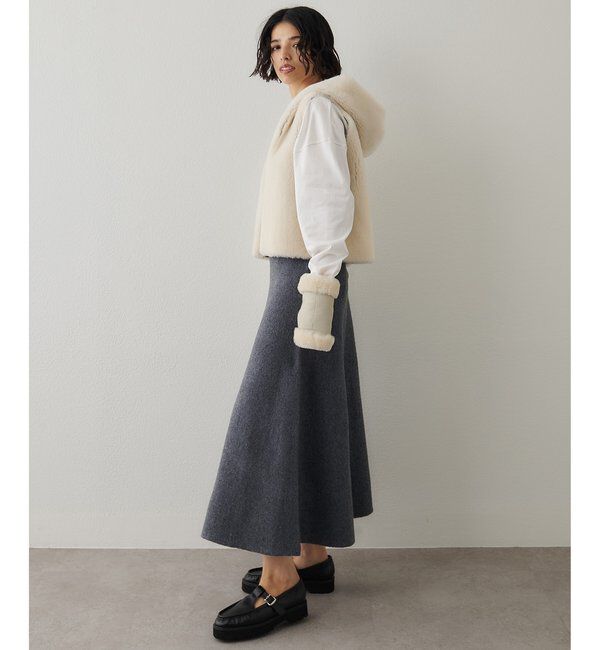  「ニットフレアスカート」|スカート|