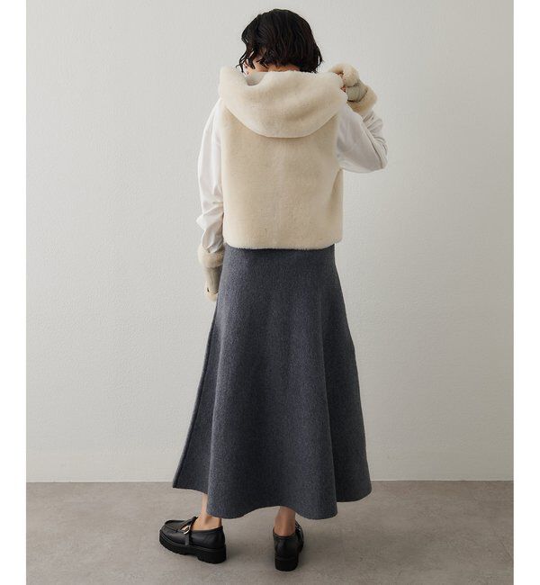  「ニットフレアスカート」|スカート|