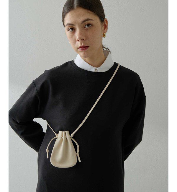  「【Christian AKS】Lamb leather ポーチ」|トートバッグ|