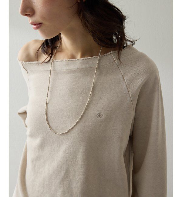  「【一部店舗＆WEB限定カラー】オフショル刺繍プルオーバー」|Tシャツ・カットソー|