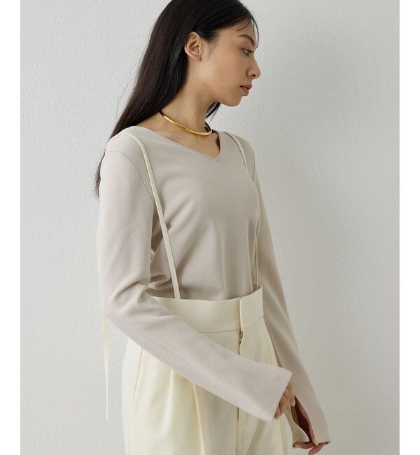  「2wayスムースプルオーバー」|ニット・セーター|