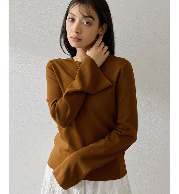  「2wayスムースプルオーバー」|ニット・セーター|