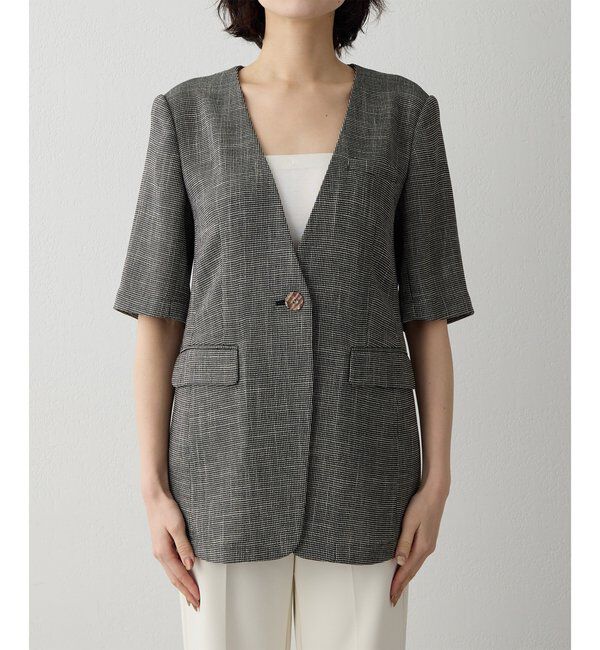 Drawing Numbers「【Drawing Numbers】カラミハーフスリーブジャケット」|その他|