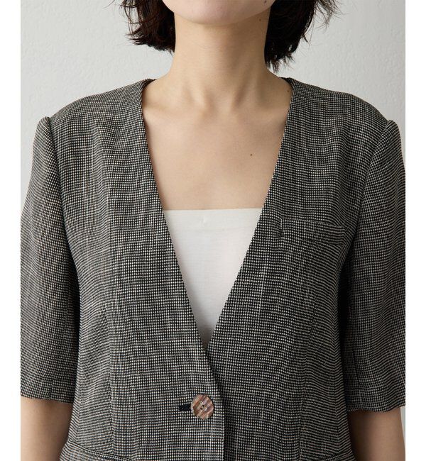 Drawing Numbers「【Drawing Numbers】カラミハーフスリーブジャケット」|その他|