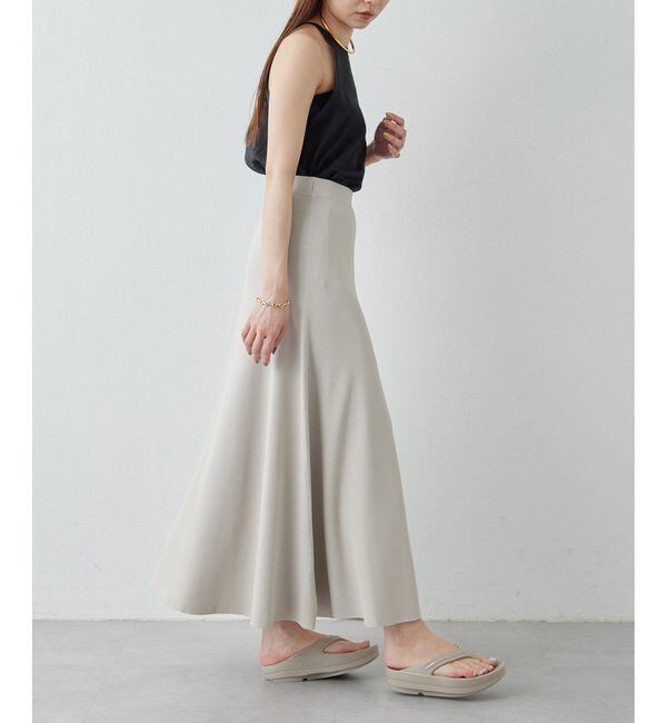 Drawing Numbers「【Drawing Numbers】ニットフレアロングスカート」|スカート|