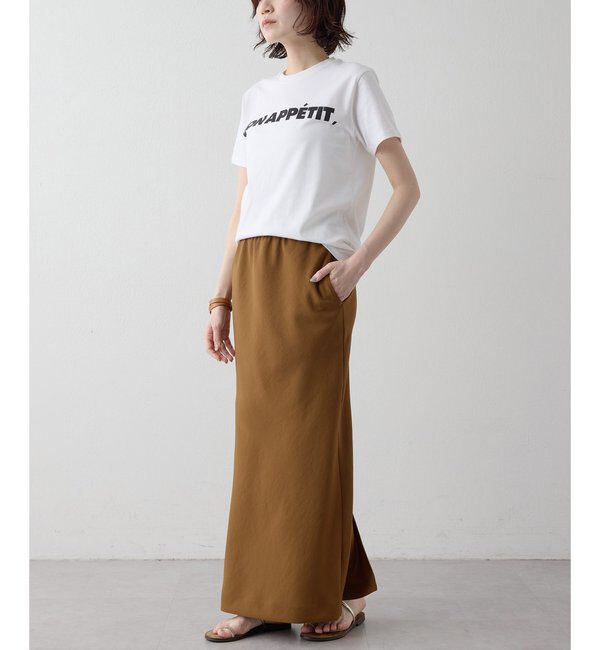  「【Drawing Numbers】ボナペティプリントTシャツ」|Tシャツ・カットソー|