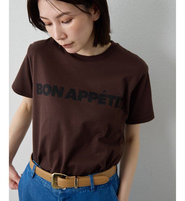  「【Drawing Numbers】ボナペティプリントTシャツ」|Tシャツ・カットソー|