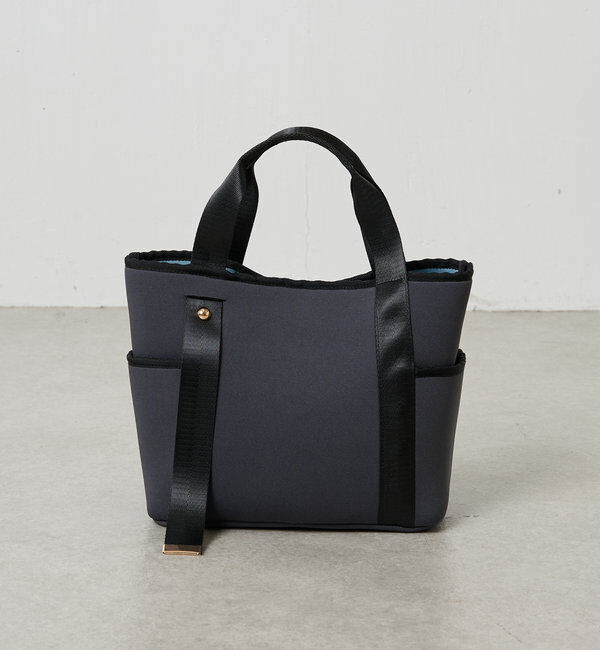  「【軽量/500mlペットボトル収納可】ミニウエットダブルポケットトート」|トートバッグ|