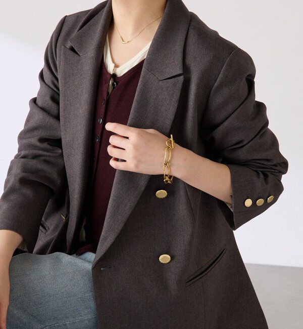  「ウールライクダブルジャケット」|デニムジャケット|