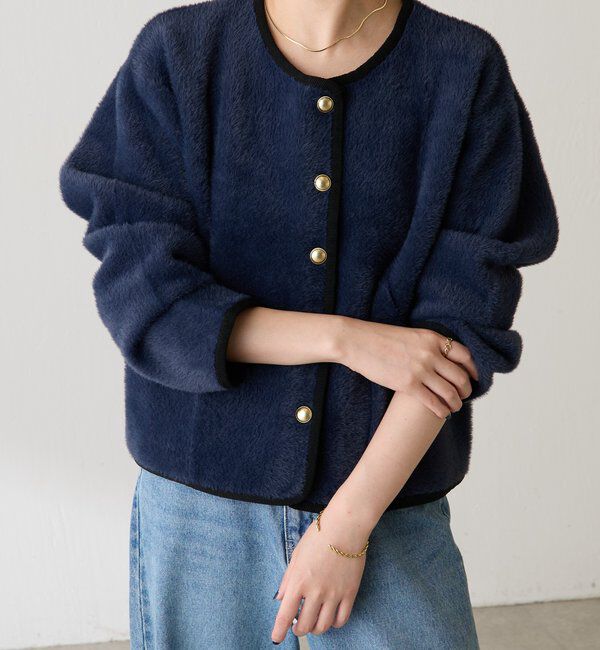  「ミニシャギーカーディガン」|ニット・セーター|