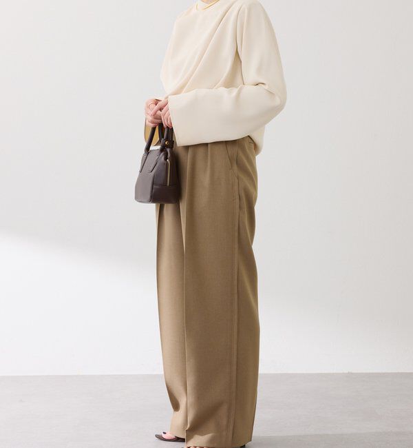  「フロントドレープブラウス」|シャツ・ブラウス|