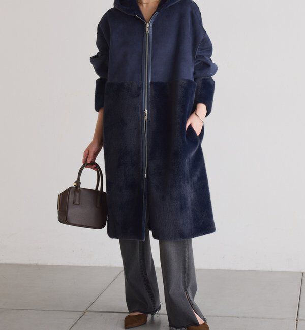  「リバーシブルフェイクファーコート」|その他|