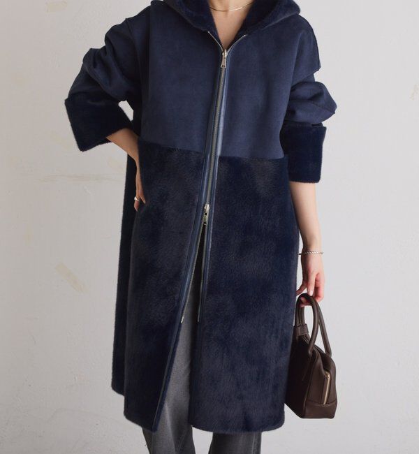  「リバーシブルフェイクファーコート」|その他|