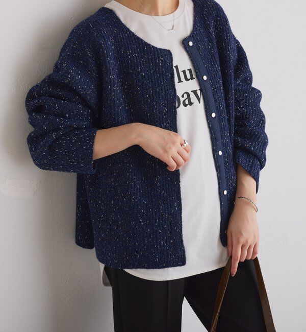  「ラメノット2WAYニット」|ニット・セーター|