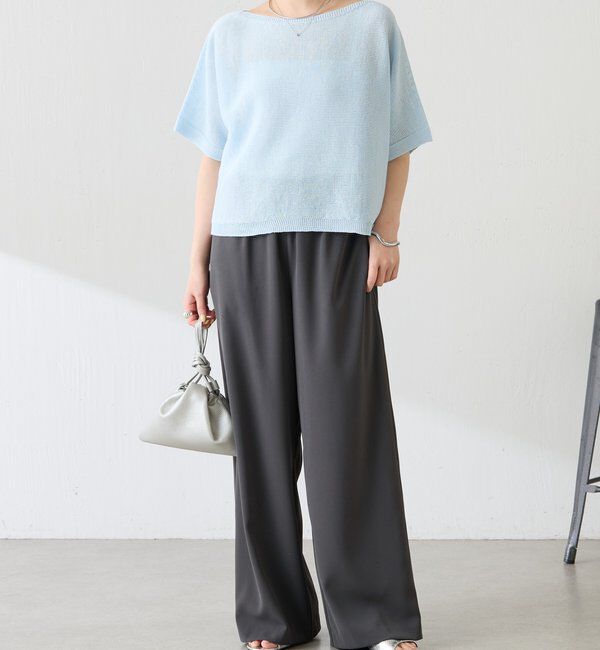  「シャーリーカーンハーフスリーブニット」|ニット・セーター|