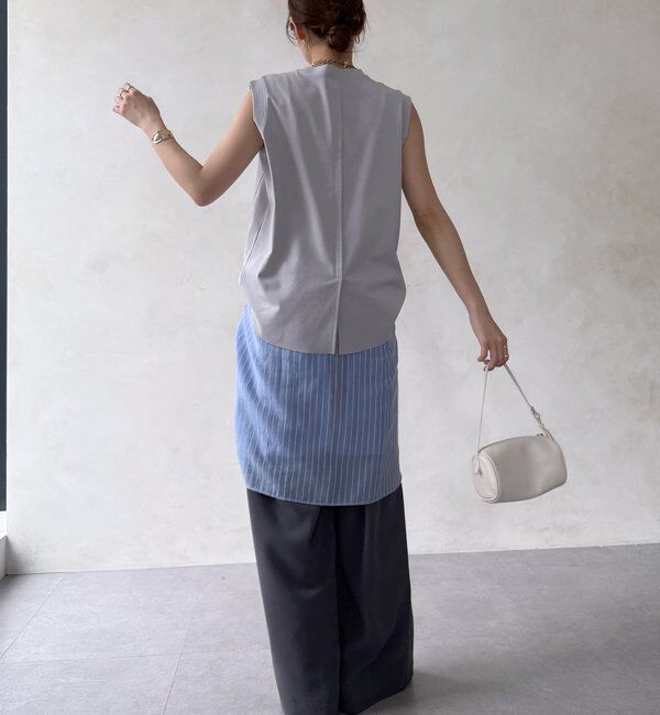  「【累計販売数3万枚突破/21色4サイズ展開！】タックワイドパンツ」|チノ|