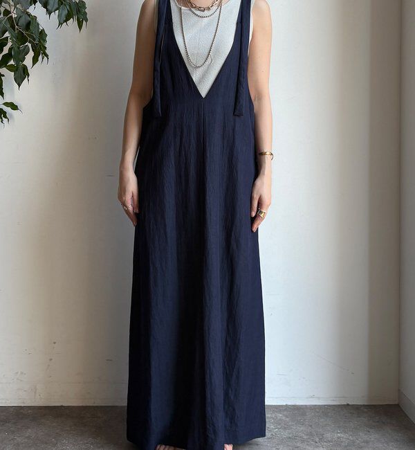  「【新色追加/前後2WAYで着られる】深Vワンピース」|ワンピース|