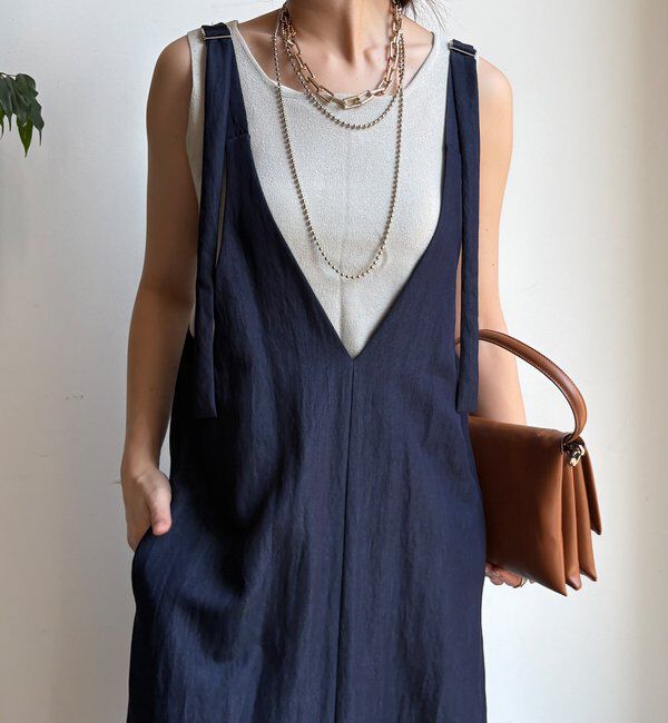  「【新色追加/前後2WAYで着られる】深Vワンピース」|ワンピース|