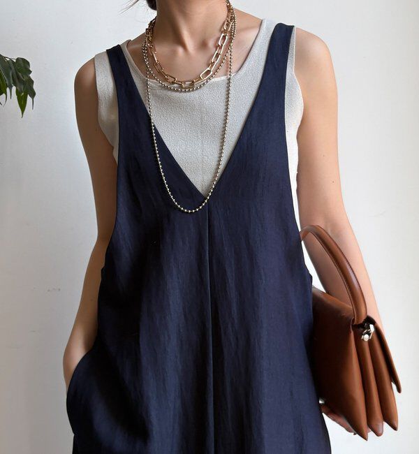  「【新色追加/前後2WAYで着られる】深Vワンピース」|ワンピース|