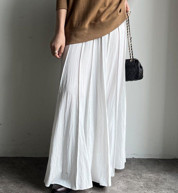  「パネルプリーツスカート」|スカート|