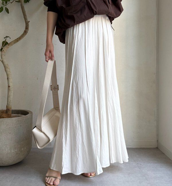  「パネルプリーツスカート」|スカート|