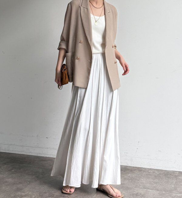  「パネルプリーツスカート」|スカート|