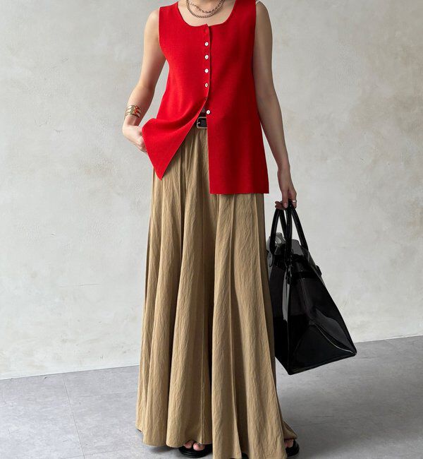  「パネルプリーツスカート」|スカート|