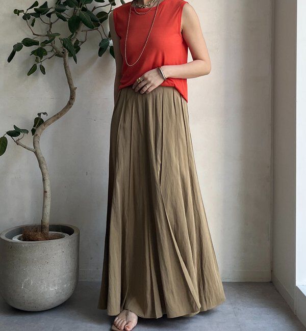  「パネルプリーツスカート」|スカート|