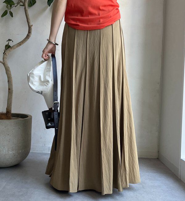  「パネルプリーツスカート」|スカート|