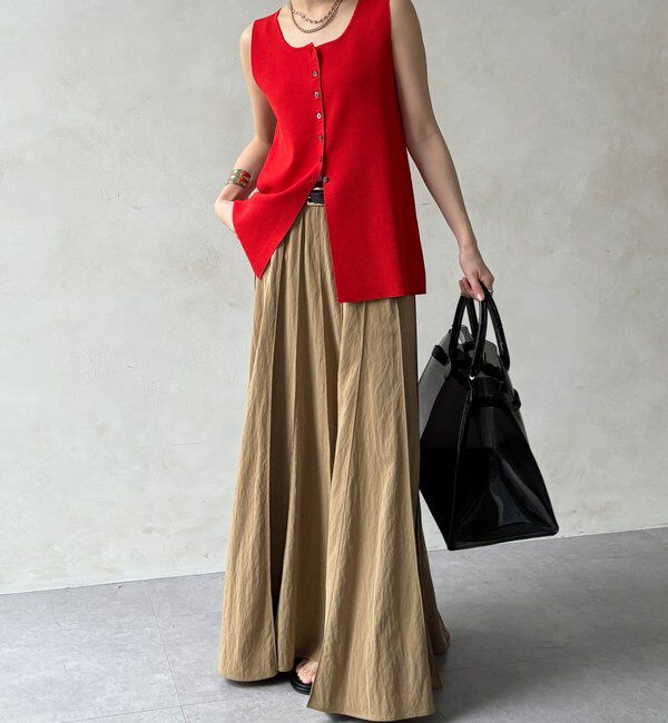  「パネルプリーツスカート」|スカート|