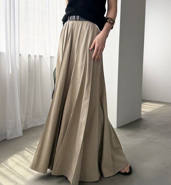  「パネルプリーツスカート」|スカート|