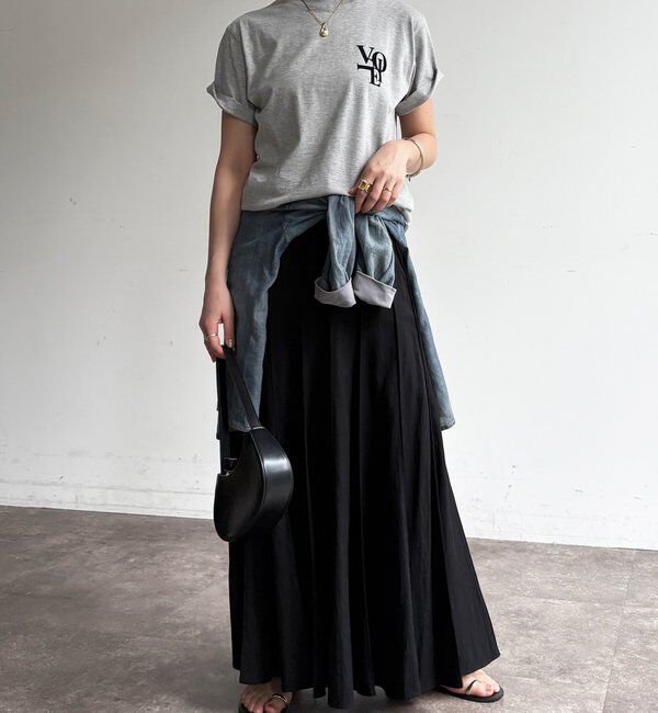  「パネルプリーツスカート」|スカート|