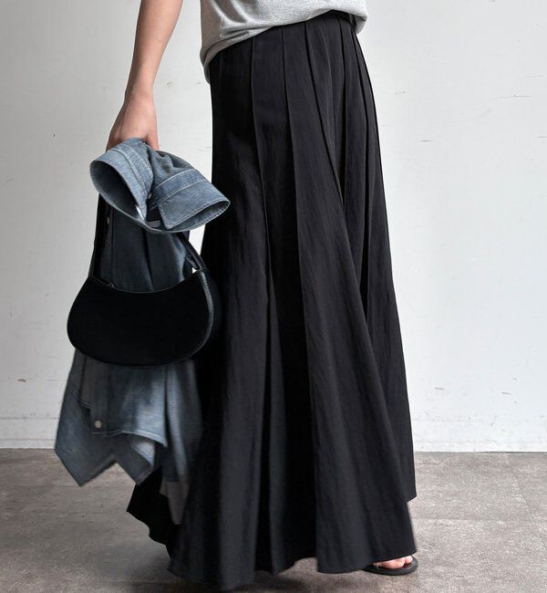  「パネルプリーツスカート」|スカート|