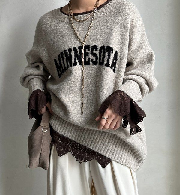  「レースフレアブラウス」|シャツ・ブラウス|