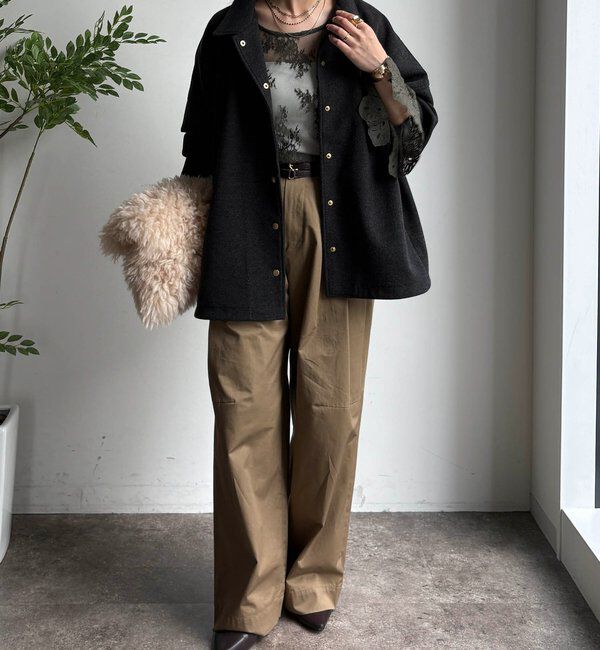  「レースフレアブラウス」|シャツ・ブラウス|