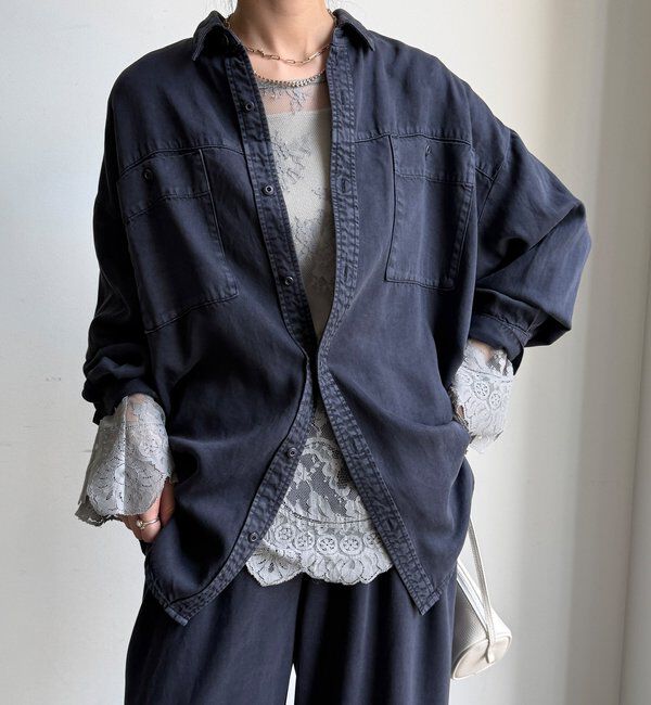  「レースフレアブラウス」|シャツ・ブラウス|