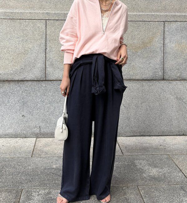  「【新色追加】【インフルエンサー OKOCHI企画】ハーフジップスウェット」|Tシャツ・カットソー|