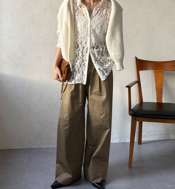  「フロッキーレースシャツ」|シャツ・ブラウス|