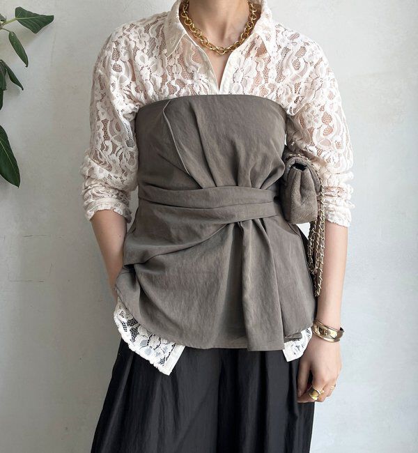  「フロッキーレースシャツ」|シャツ・ブラウス|