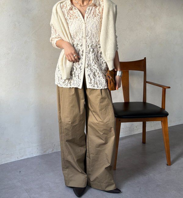  「フロッキーレースシャツ」|シャツ・ブラウス|