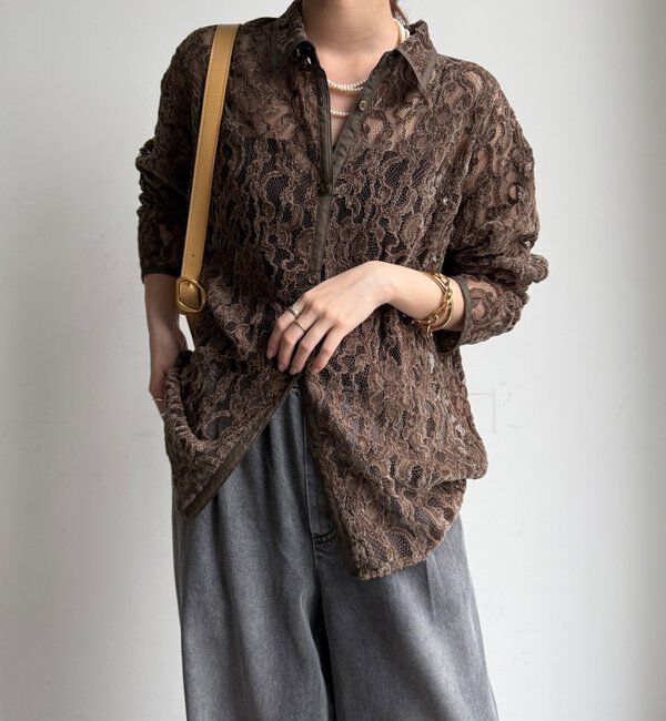  「フロッキーレースシャツ」|シャツ・ブラウス|