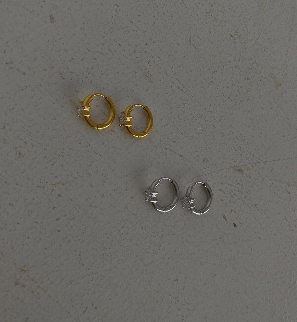  「【インフルエンサー SAKURA企画】アレルギー対応 スターピアス」|ピアス|