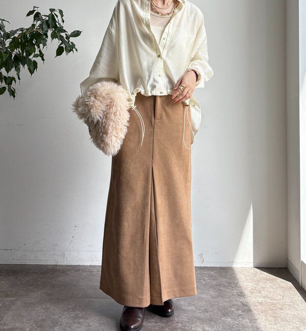  「襟付シアースピンドルブラウス」|シャツ・ブラウス|