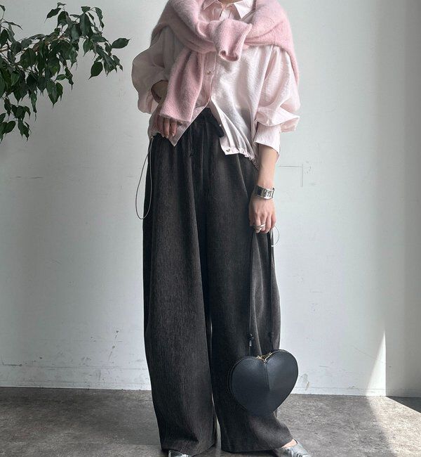  「襟付シアースピンドルブラウス」|シャツ・ブラウス|