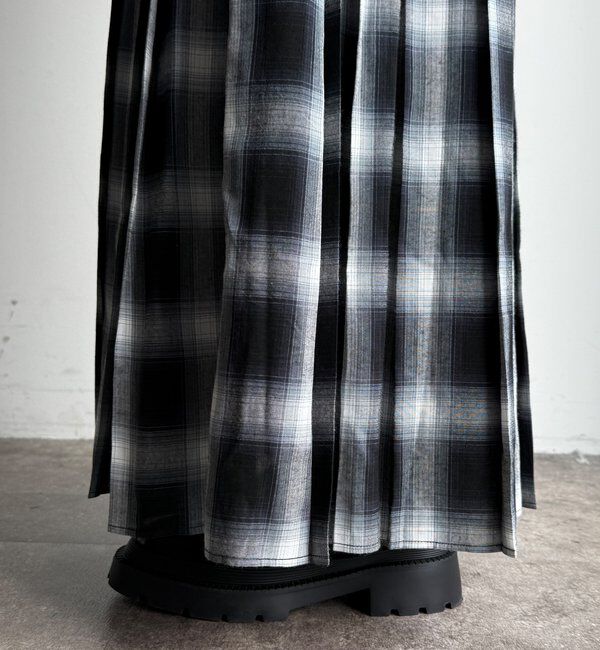  「チェックプリーツスカート」|スカート|