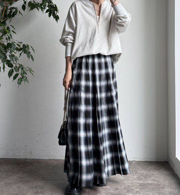  「チェックプリーツスカート」|スカート|