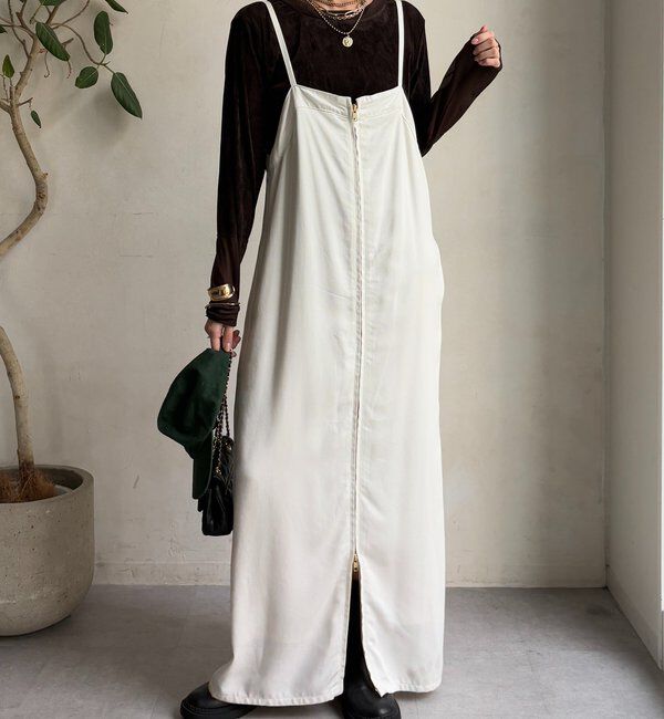  「【新色追加】チュールフロッキーシアー切替TEE」|Tシャツ・カットソー|