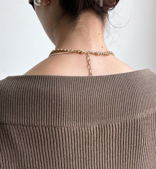  「フロントジップニット」|ニット・セーター|