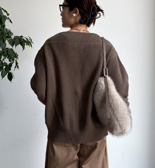  「フロントジップニット」|ニット・セーター|