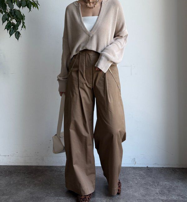  「スキッパープルオーバー」|ニット・セーター|